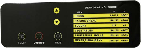 Suszarka do żywności dehydrator Byzoo DH02