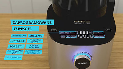 Multiblender z funkcją gotowania Gotie GBS-2500 One Touch