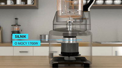 Multiblender z funkcją gotowania Gotie GBS-2500 One Touch